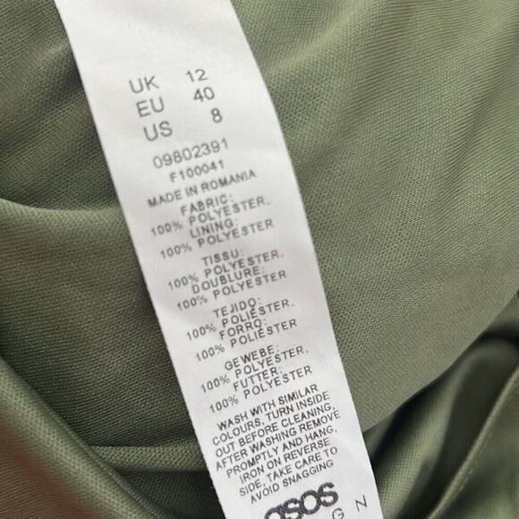 ASOS DESIGNS TEXTURED‎ MINI DOT DRESS SIZE 8 - Picture 6 of 6